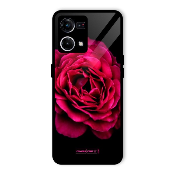 Magical Rose Glass Back Case for Oppo F21s Pro 4G