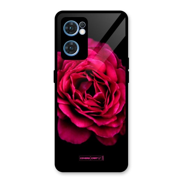 Magical Rose Glass Back Case for Oppo Reno7 5G