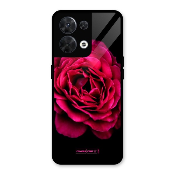 Magical Rose Glass Back Case for Oppo Reno8 5G