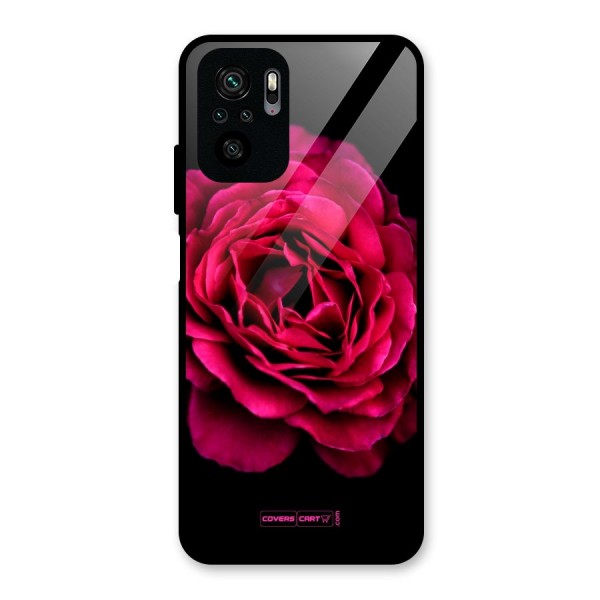 Magical Rose Glass Back Case for Redmi Note 10S