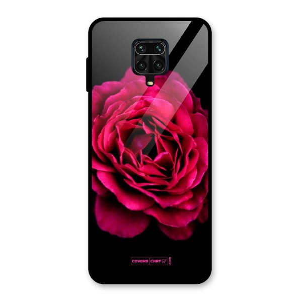 Magical Rose Glass Back Case for Redmi Note 9 Pro