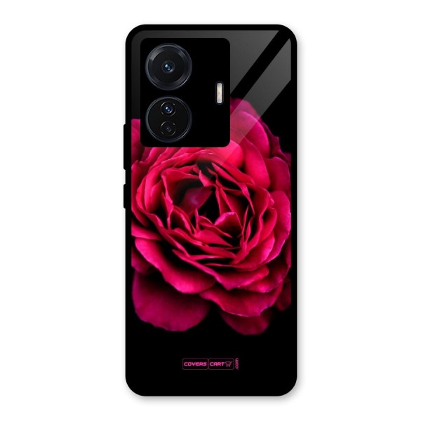 Magical Rose Glass Back Case for Vivo iQOO Z6 Pro