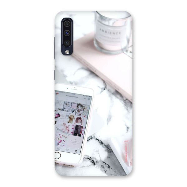 Make Up And Phone Back Case for Galaxy A50