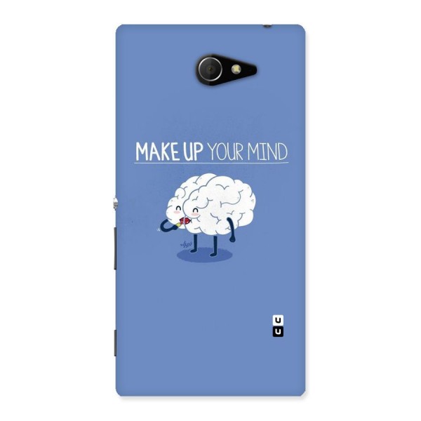 Makeup Your Mind Back Case for Sony Xperia M2