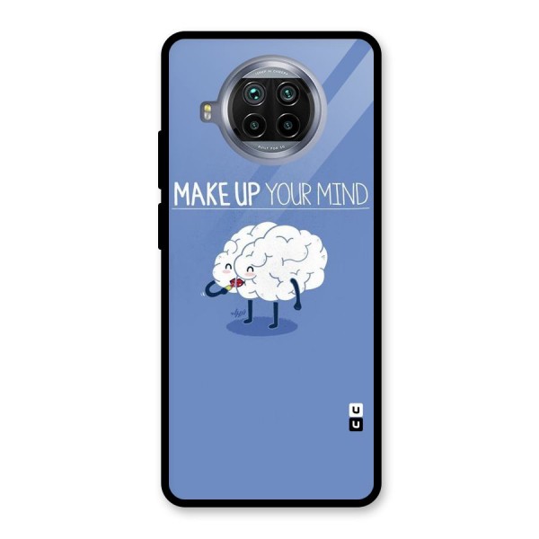 Makeup Your Mind Glass Back Case for Mi 10i