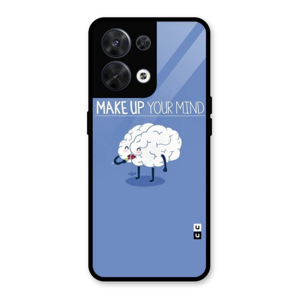 Makeup Your Mind Glass Back Case for Oppo Reno8 5G