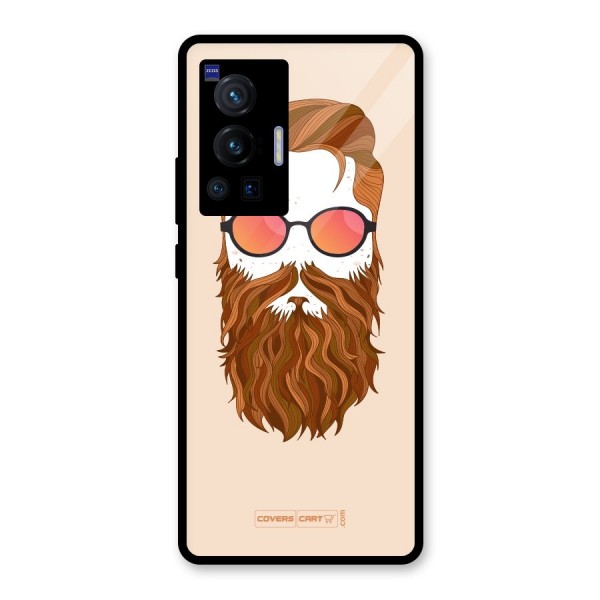 Man in Beard Glass Back Case for Vivo X70 Pro