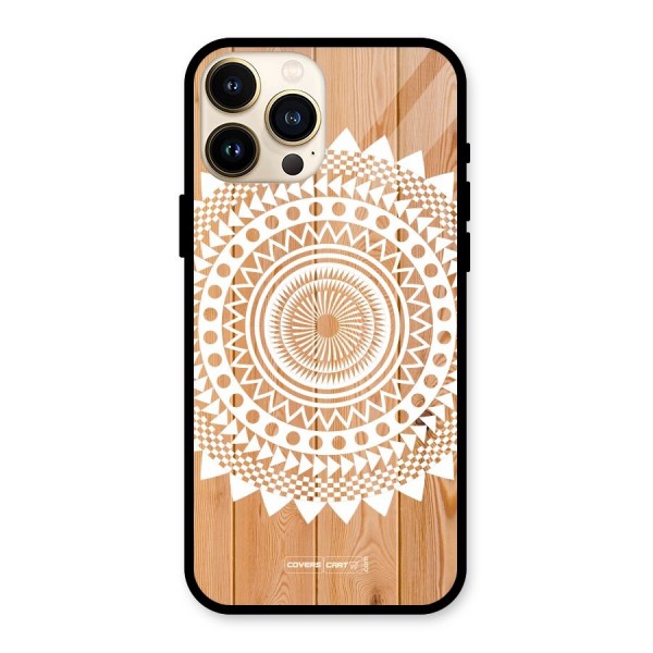 Mandala Design Glass Back Case for iPhone 13 Pro Max