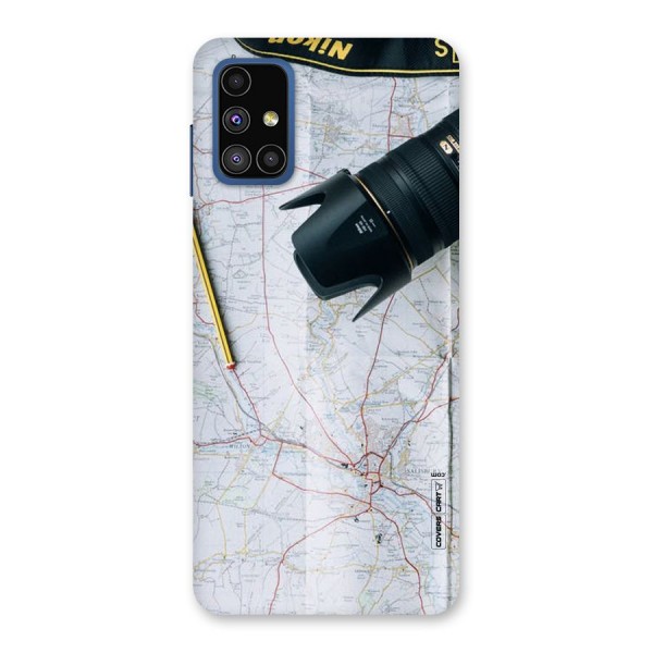 Map And Camera Back Case for Galaxy M51