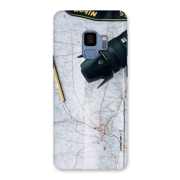 Map And Camera Back Case for Galaxy S9