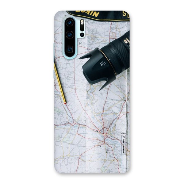 Map And Camera Back Case for Huawei P30 Pro