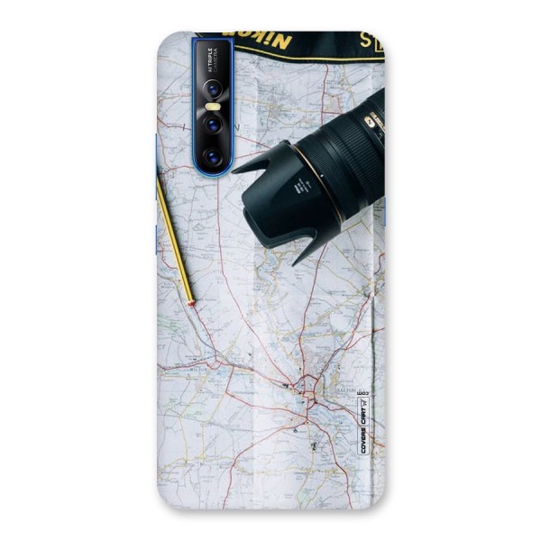 Map And Camera Back Case for Vivo V15 Pro