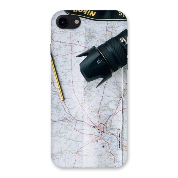 Map And Camera Back Case for iPhone SE 2020