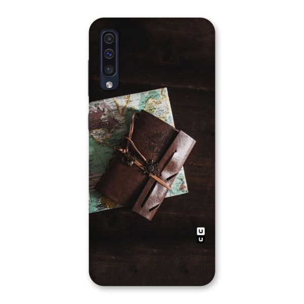 Map Journal Back Case for Galaxy A50