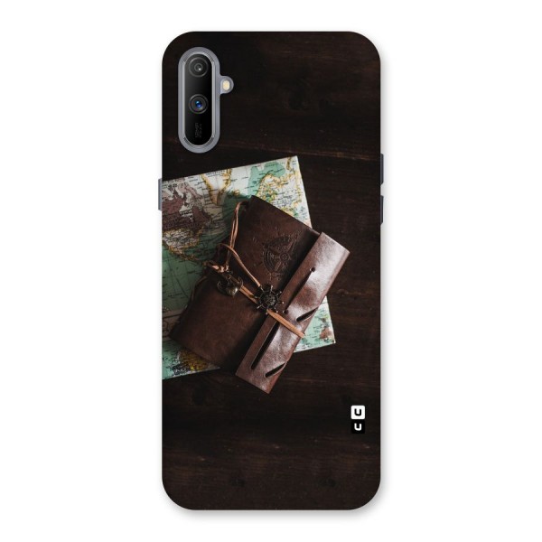 Map Journal Back Case for Realme C3