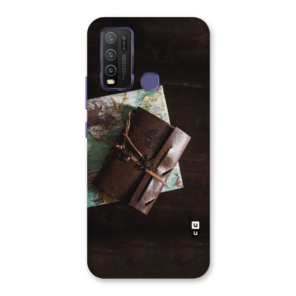 Map Journal Back Case for Vivo Y30