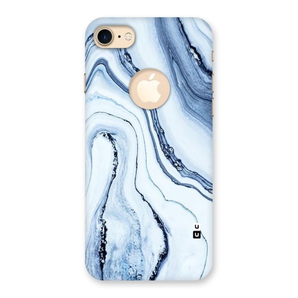 Marble Awesome Back Case for iPhone 8 Logo Cut