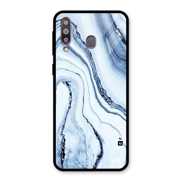 Marble Awesome Glass Back Case for Galaxy M30