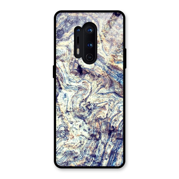 Marble Pattern Glass Back Case for OnePlus 8 Pro