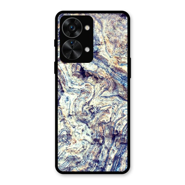 Marble Pattern Glass Back Case for OnePlus Nord 2T