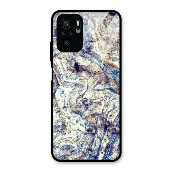 Marble Pattern Glass Back Case for Redmi Note 11 SE