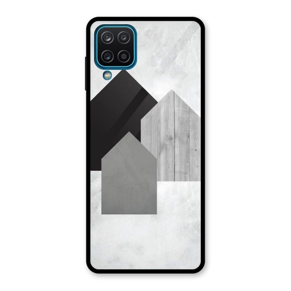 Marble Poster Glass Back Case for Galaxy A12