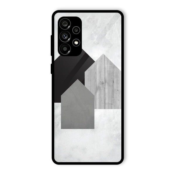 Marble Poster Glass Back Case for Galaxy A73 5G