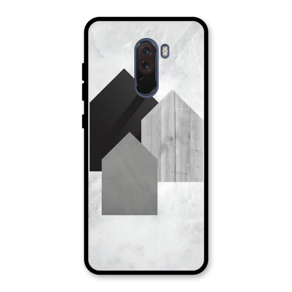 Marble Poster Glass Back Case for Poco F1