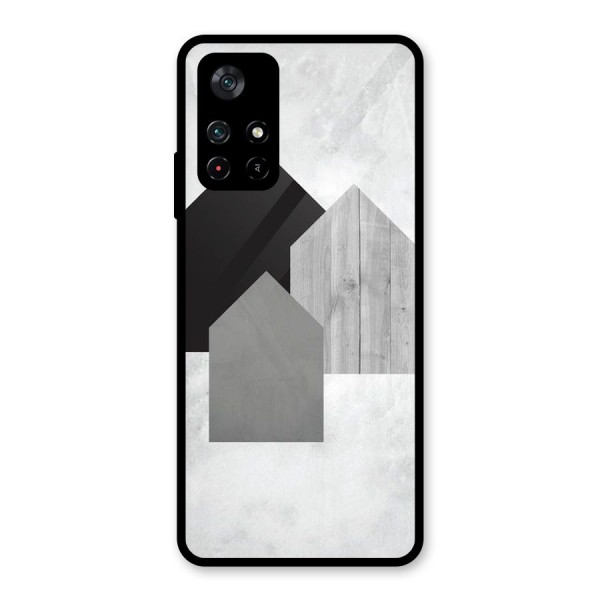 Marble Poster Glass Back Case for Poco M4 Pro 5G