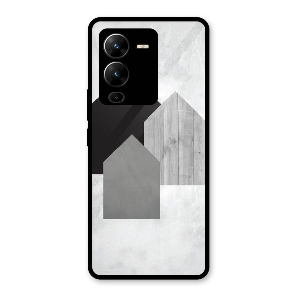 Marble Poster Glass Back Case for Vivo V25 Pro