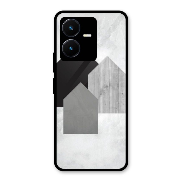 Marble Poster Glass Back Case for Vivo Y22