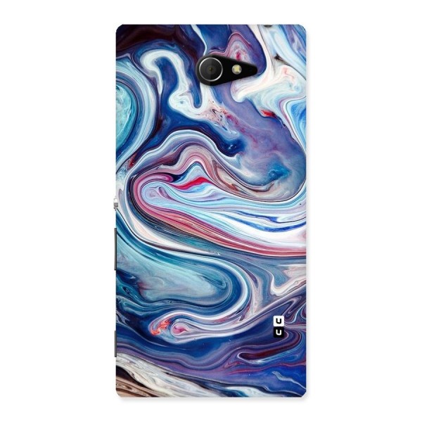 Marble Style Printed Back Case for Sony Xperia M2