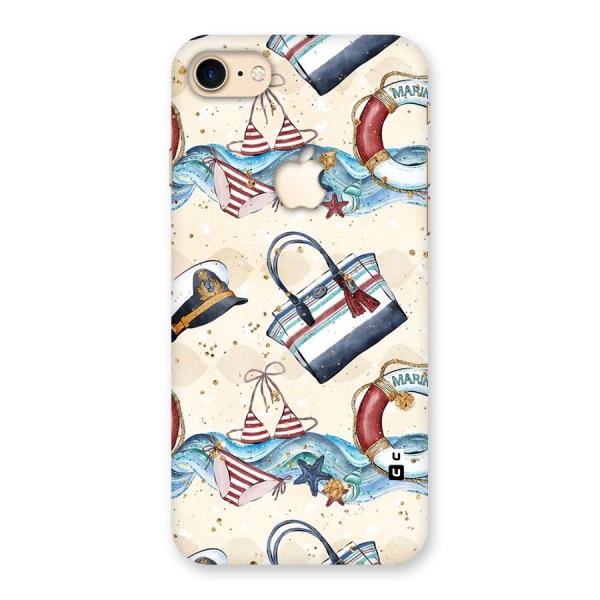 Marine Bag Design Back Case for iPhone 7 Apple Cut