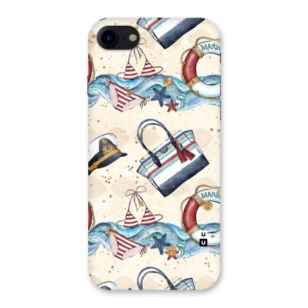 Marine Bag Design Back Case for iPhone SE 2020