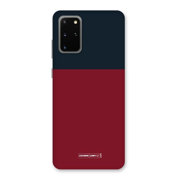 Maroon and Navy Blue Back Case for Galaxy S20 Plus