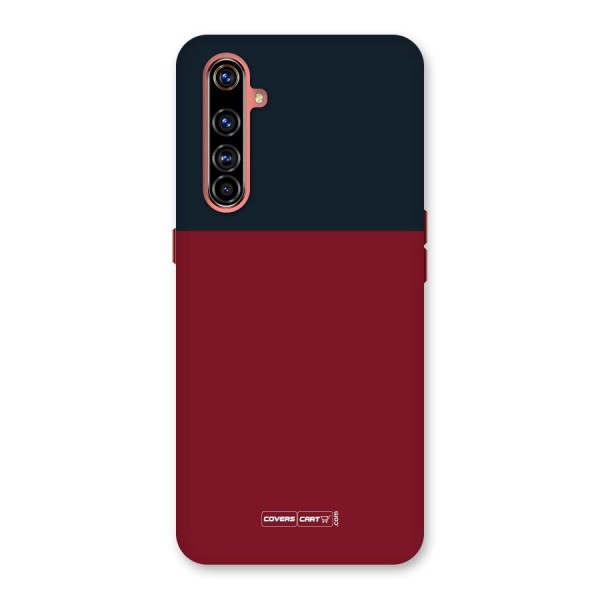 Maroon and Navy Blue Back Case for Realme X50 Pro