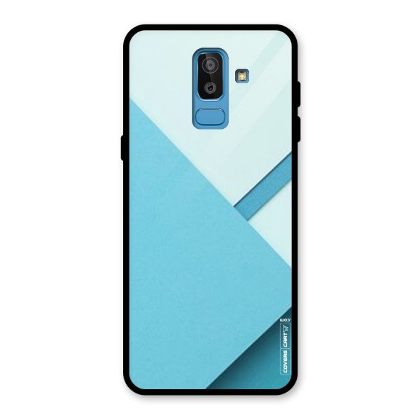 Material Design Glass Back Case for Galaxy J8