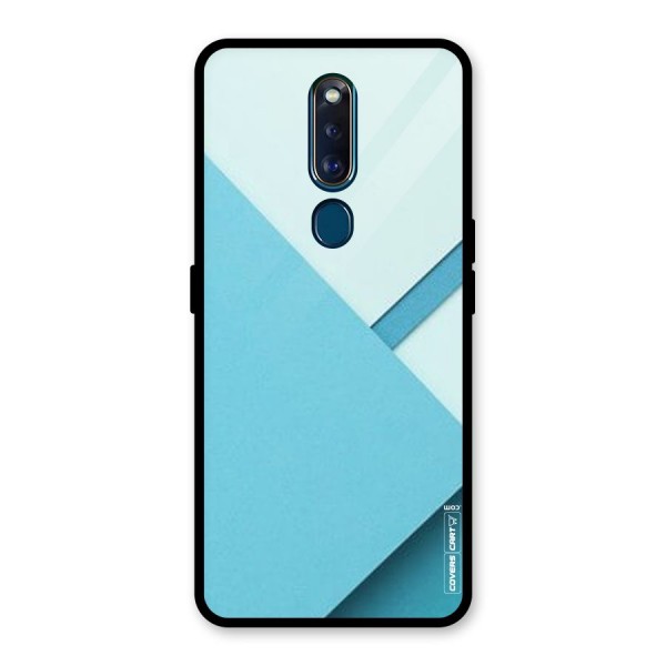 Material Design Glass Back Case for Oppo F11 Pro