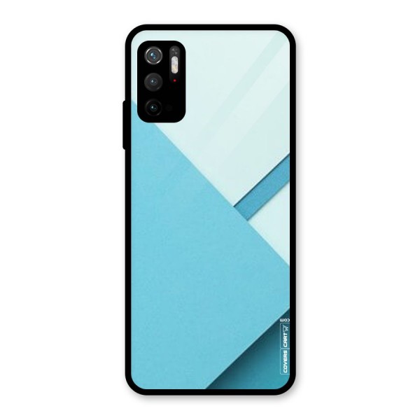 Material Design Glass Back Case for Poco M3 Pro 5G