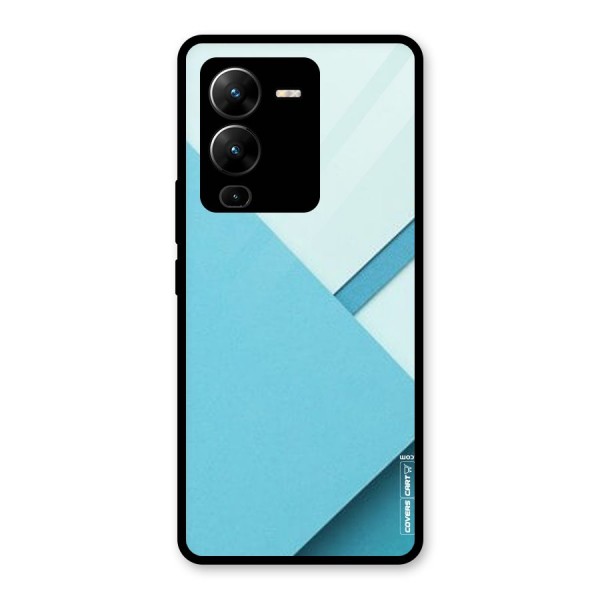 Material Design Glass Back Case for Vivo V25 Pro