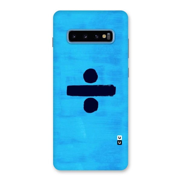 Math And Blue Back Case for Galaxy S10 Plus