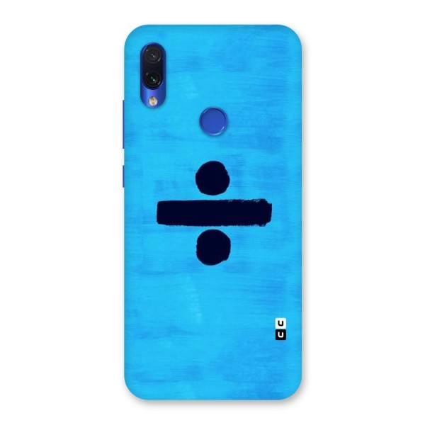 Math And Blue Back Case for Redmi Note 7