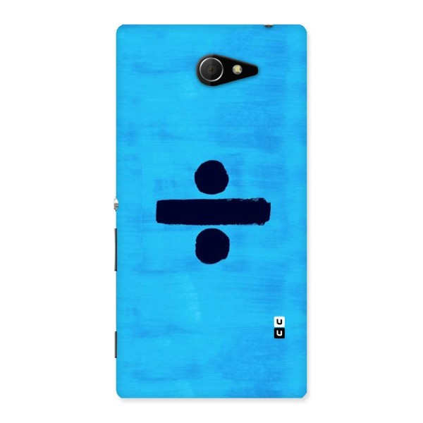 Math And Blue Back Case for Sony Xperia M2