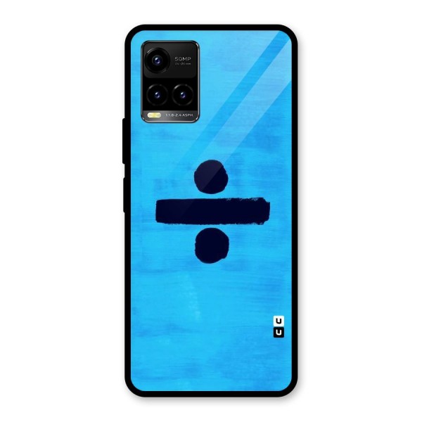 Math And Blue Glass Back Case for Vivo Y21 2021