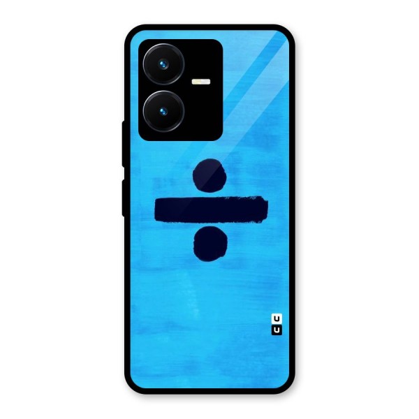 Math And Blue Glass Back Case for Vivo Y22