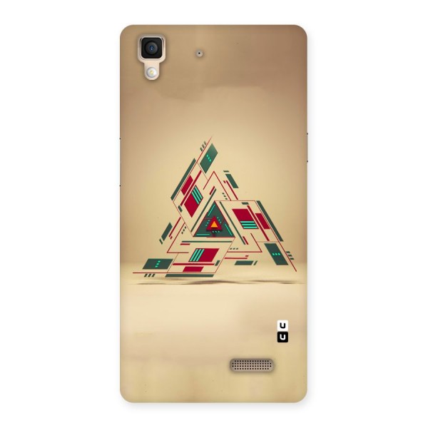 Maze Triangle Back Case for Oppo R7