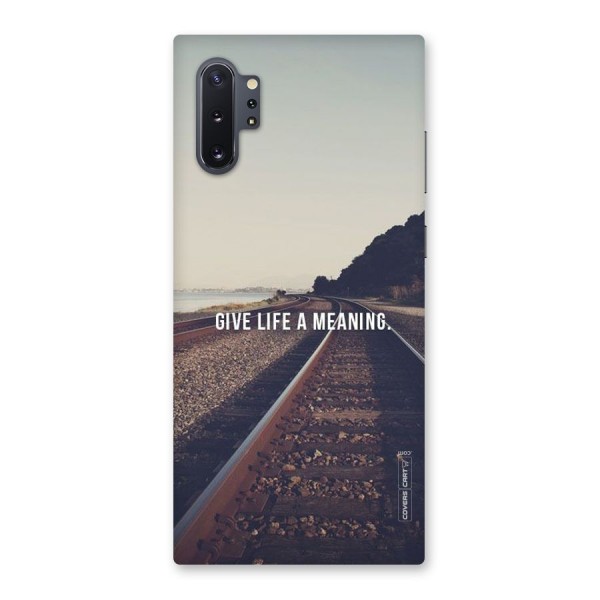 Meaning To Life Back Case for Galaxy Note 10 Plus