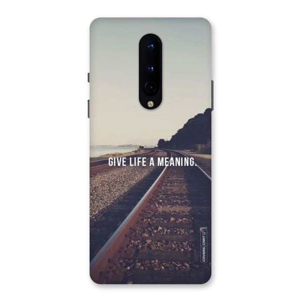 Meaning To Life Back Case for OnePlus 8