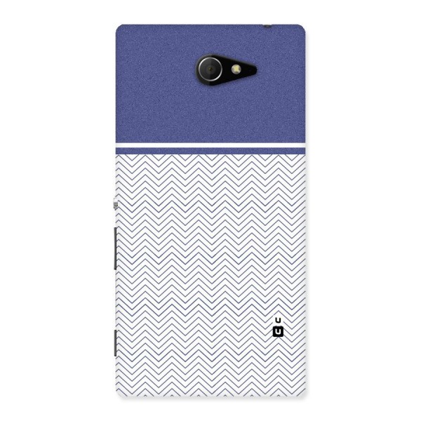 Melange Striped Pattern Back Case for Sony Xperia M2