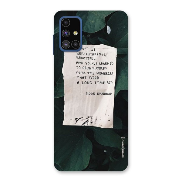 Memories Back Case for Galaxy M51